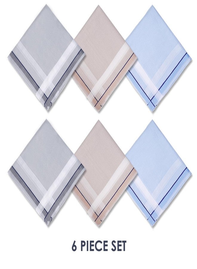 Selected Hanky 100% Cotton Men's Handkerchief 6 Piece Gift Set - Image 4